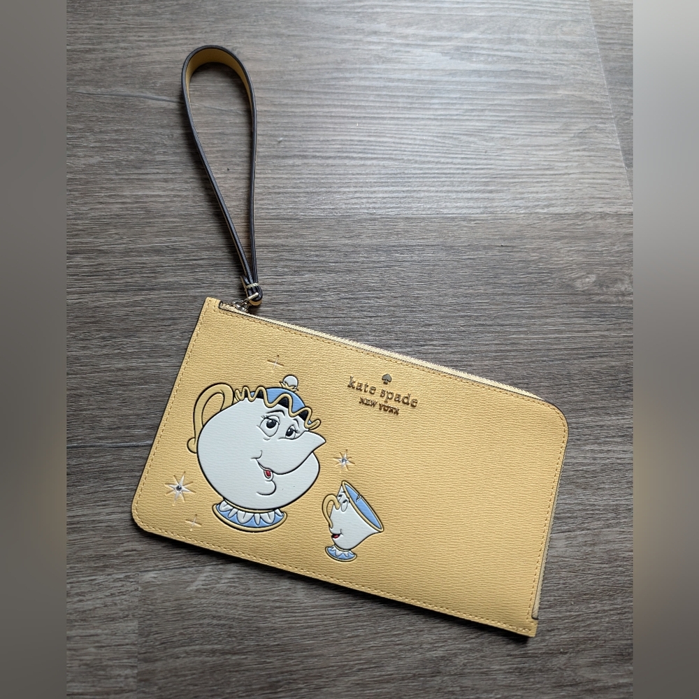 Kate Spade Yellow Wristlet Beauty And The Beast